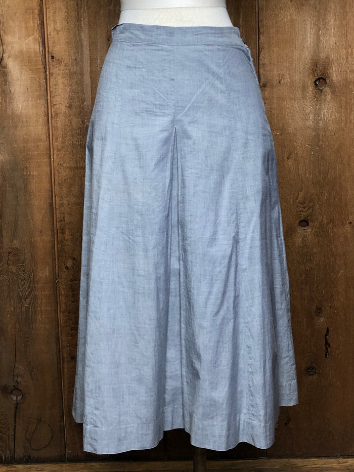 1940s Gray Cotton Skirt Suit          w27