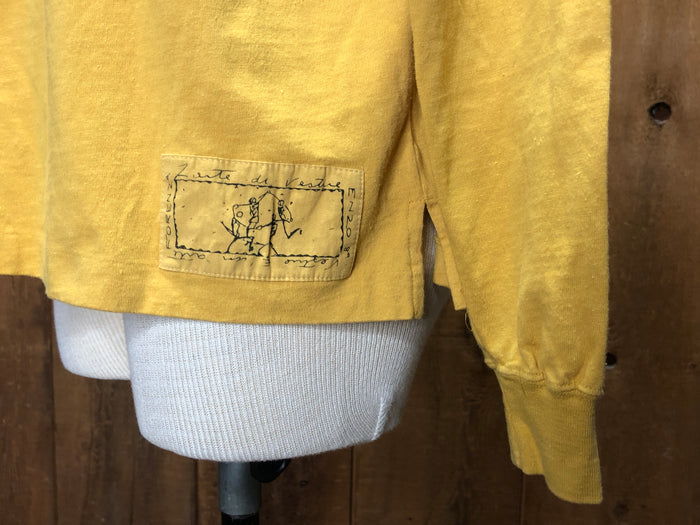 1989 Forenza Yellow Cotton Turtleneck      M