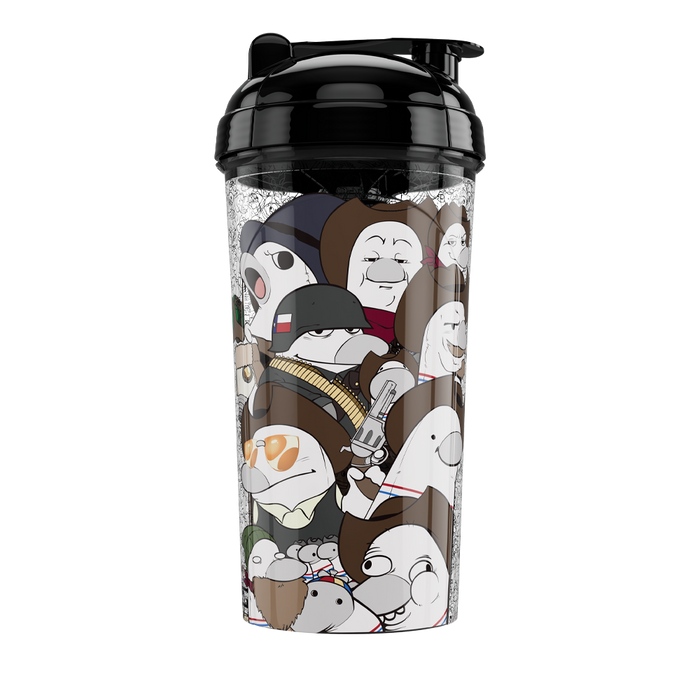 24oz JFJ All Over Wrap Shaker - Gamer Supps