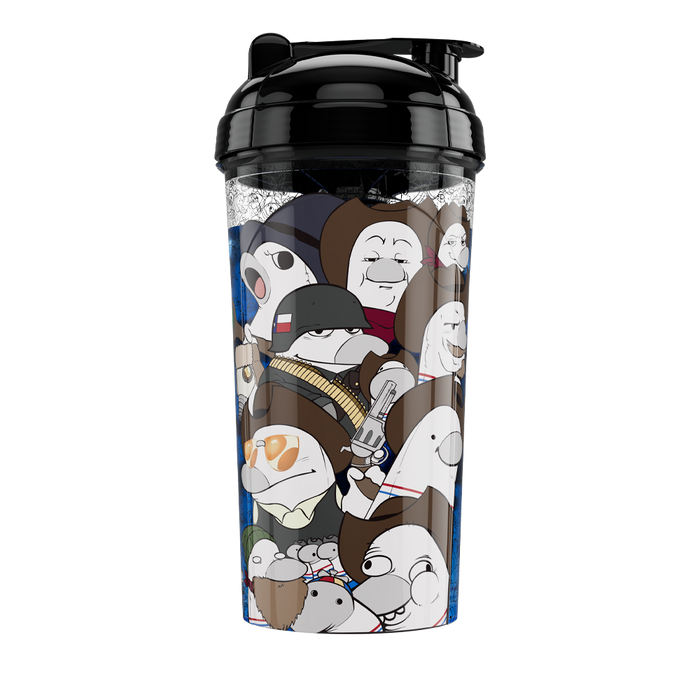 24oz JFJ All Over Wrap Shaker - Gamer Supps