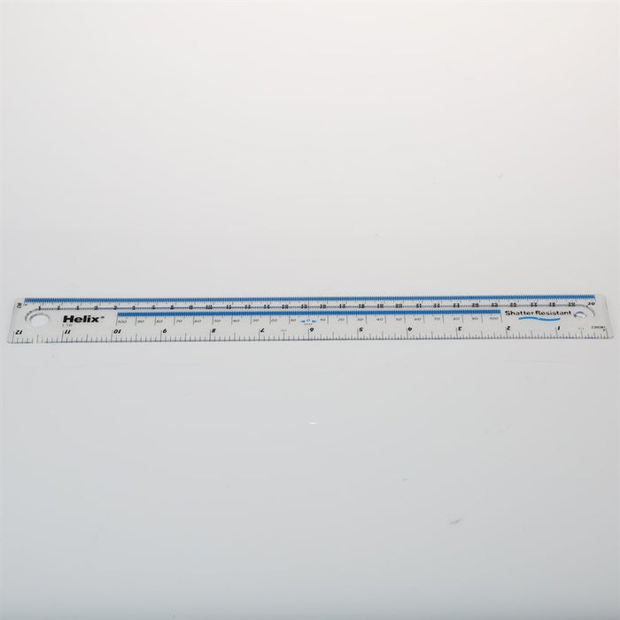 30CM / 12" PLASTIC RULER