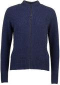 Possum and Merino  5018 - Yolk Neck Cable Jacket - So versatile and easy to wear you will love this new zip-up Jacket with its delicate and feminine Yolk Neck Detail  Mini Cable Detail Mid Weight for warmth and comfort 35% Possum Fur, 55% Merino Wool, 10% Pure Mulberry Silk New Zealand Designed and Manufactured Natural and Sustainable