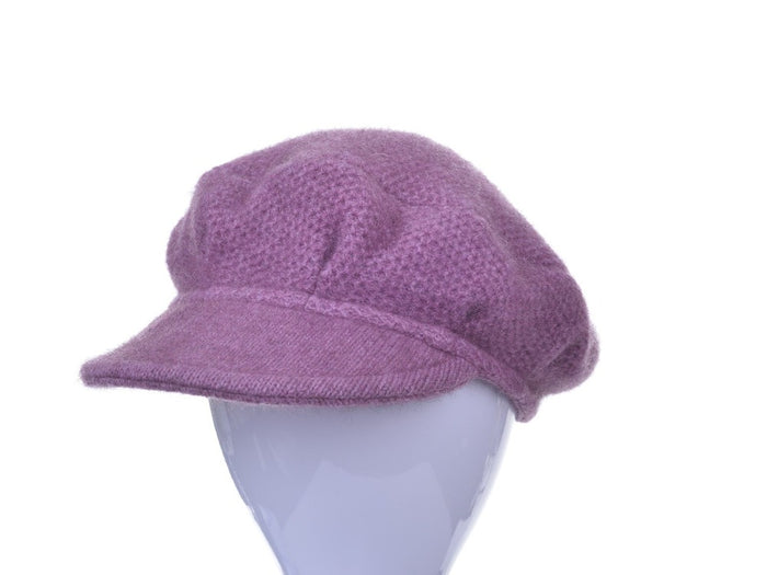 6030 Soft Peak Hat - Here at McDonald New Zealand, we have mastered the technique of blending together our iconic flora and fauna with contemporary fashion. This Soft Peak Hat truly demonstrates this as you step out in style while living the experience of the true warmth and luxury of the Possum Merino and Mulberry Silk mix.