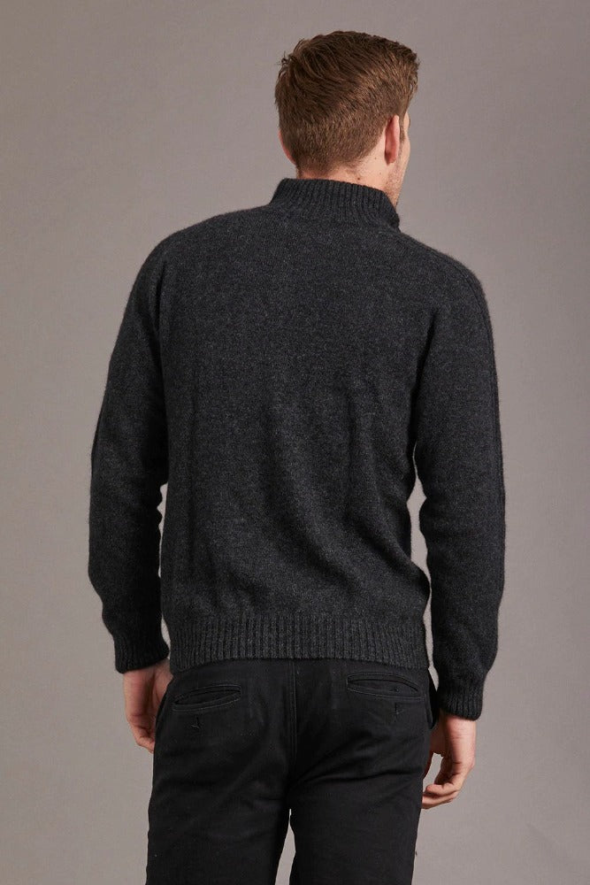 620 Short Zip Rib Sleeve Sweater - a classic yet distinctive sweater made from the ultimate combination of natural fibers for warmth without weight. The Short Zip Sweater that will take you anywhere and last you many seasons to come.