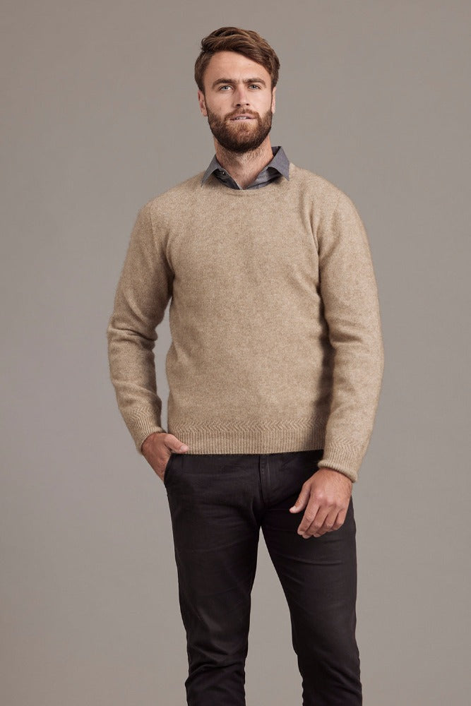 6603 Rack Stitch Crew Neck Jumper - Whether you’re out for the night or in the wild, this timeless Crew Neck jersey will get you through the elements in style. Nature’s finest natural fibres are brought together with quality workmanship for comfort and warmth.