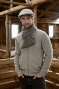 673 Check Scarf with Lambskin Trim - Checkered pattern never gets old and so is this Possum Merino check scarf with genuine lambskin leather trim. Accessorize yourself with this contemporary scarf and a matching 6081 Cheesecutter or choose it as the perfect luxury giveaway for someone special.