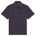 686 Canopy Perforated Short Sleeve Button Down heather charcoal pure boardshop