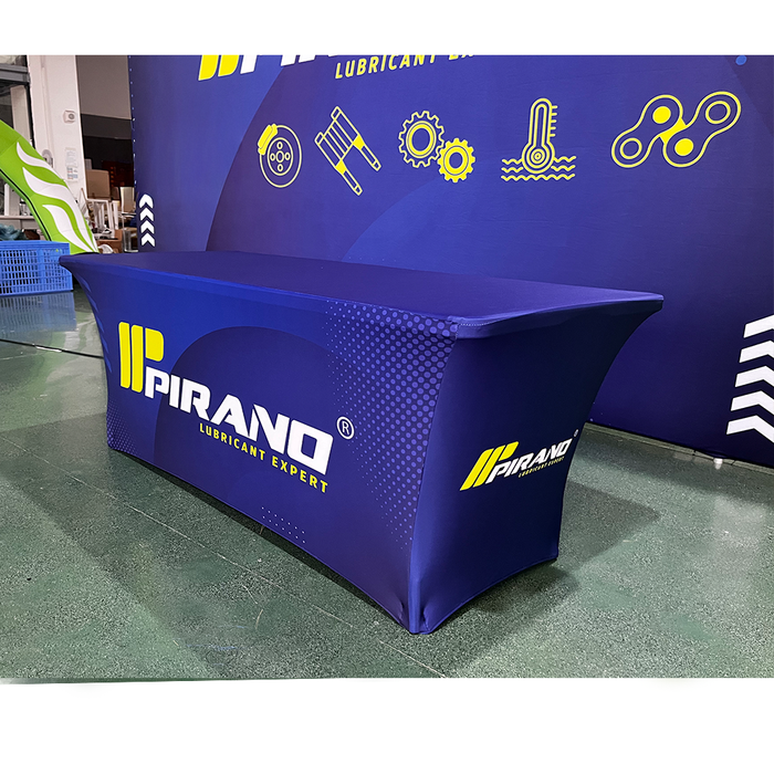 6ft Custom Printed Fitted Stretch Table Cover