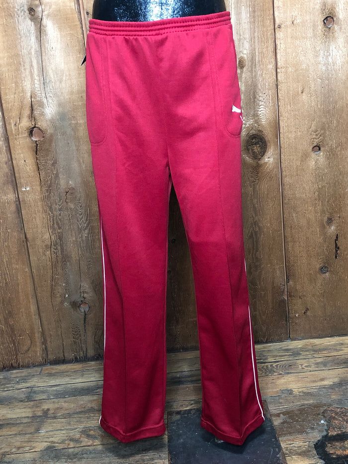 80s Puma Red Track Pants      L