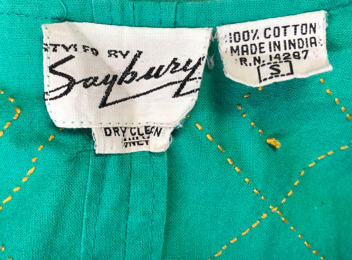 80s Saybury Pop-Art Kaftan        S