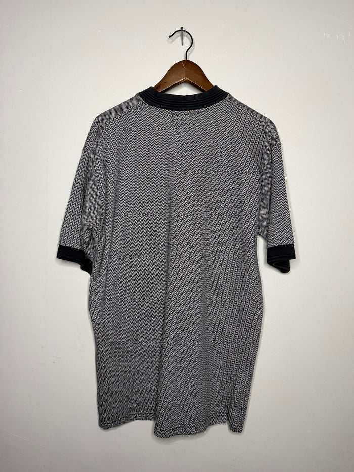 Pebble Beach houndstooth polo (L)