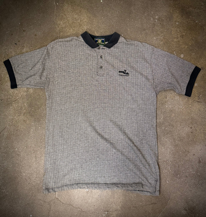 Pebble Beach houndstooth polo (L)