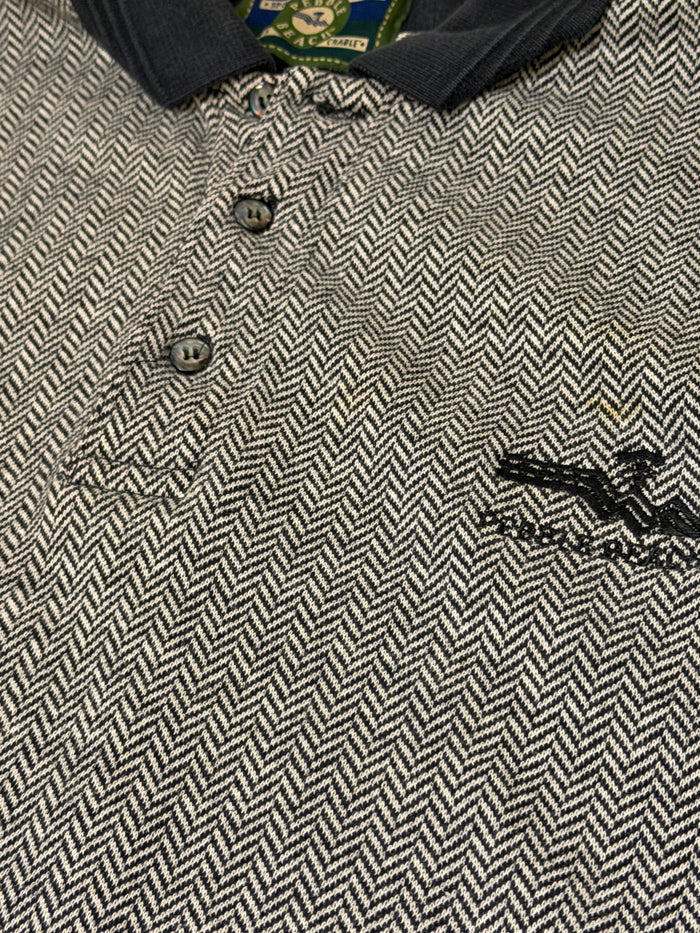 Pebble Beach houndstooth polo (L)