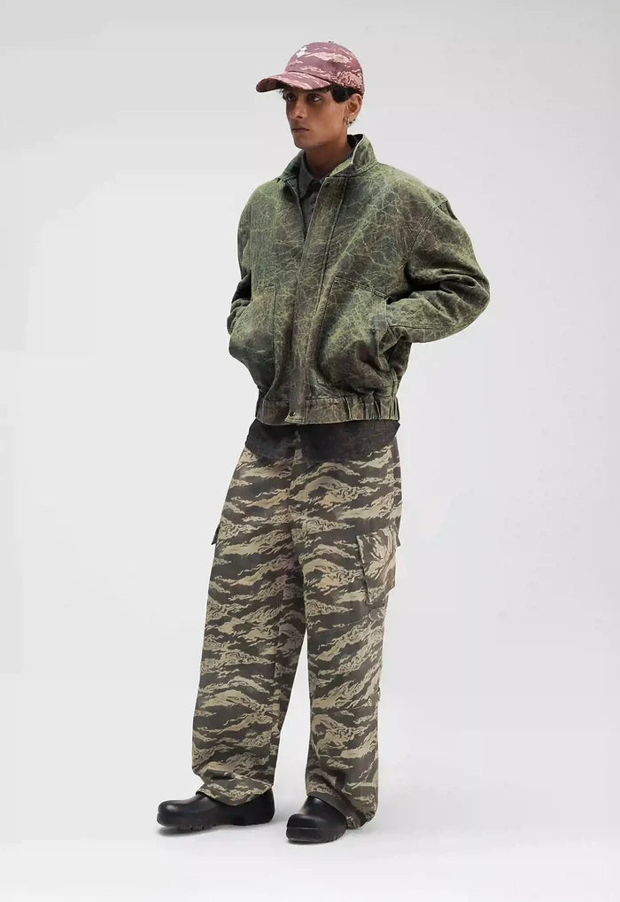 Acid Washed Mechanic Jacket