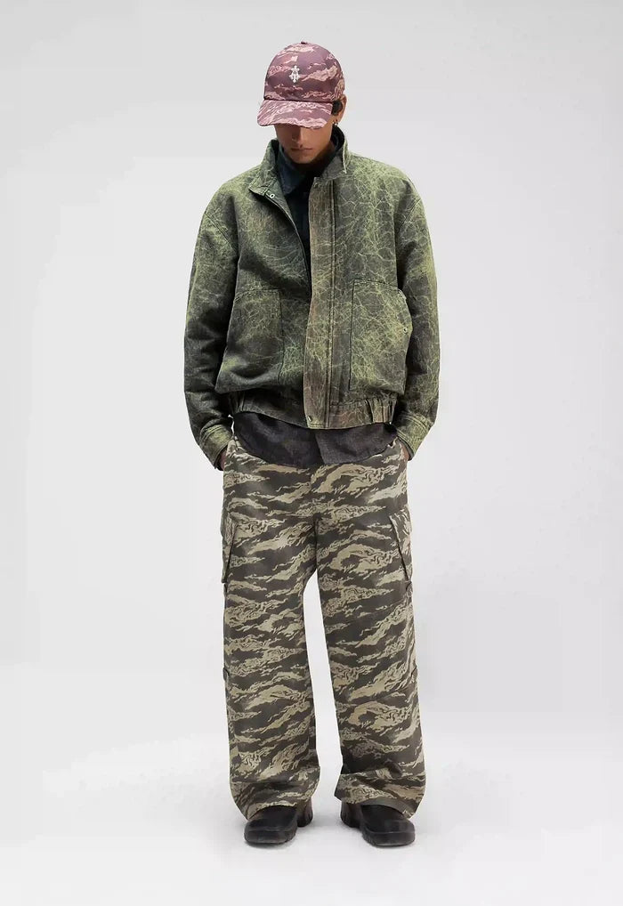 Acid Washed Mechanic Jacket