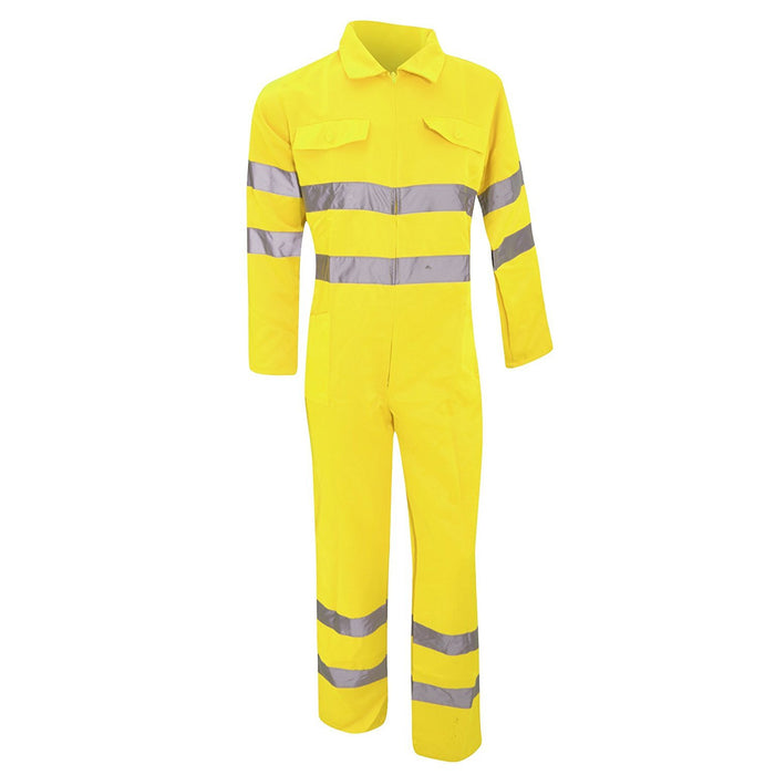 Adult's High Visibility Poly/Cotton Coverall