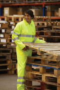Adult's High Visibility Poly/Cotton Coverall