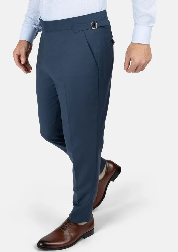 Aegean Blue Pants - SARTORO