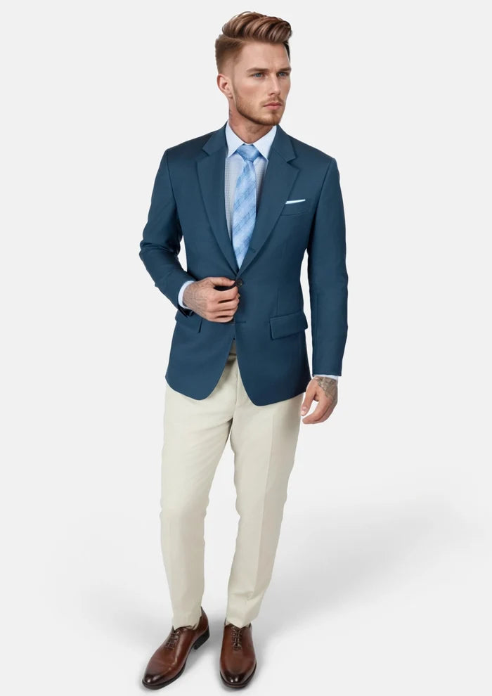 Aegean Blue Thompson Jacket - SARTORO