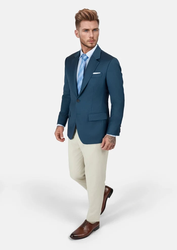 Aegean Blue Thompson Jacket - SARTORO