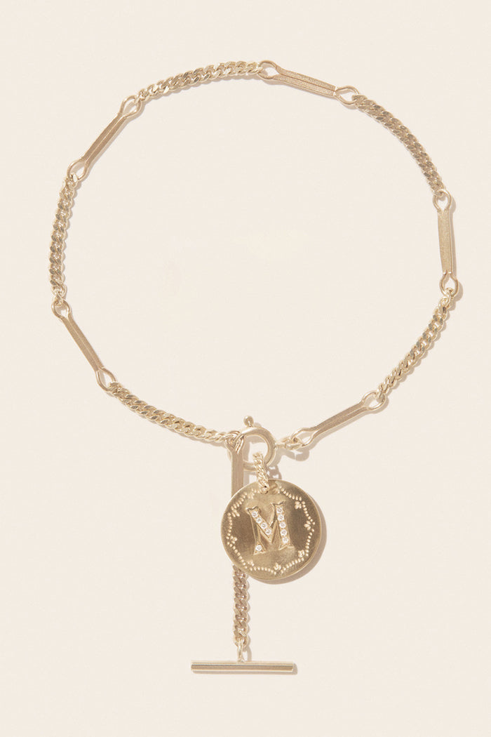 Aime Amulet Charm Pendant - Yellow Gold