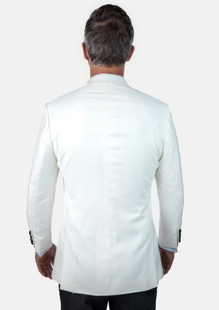 Alabaster White Twill Tuxedo - SARTORO