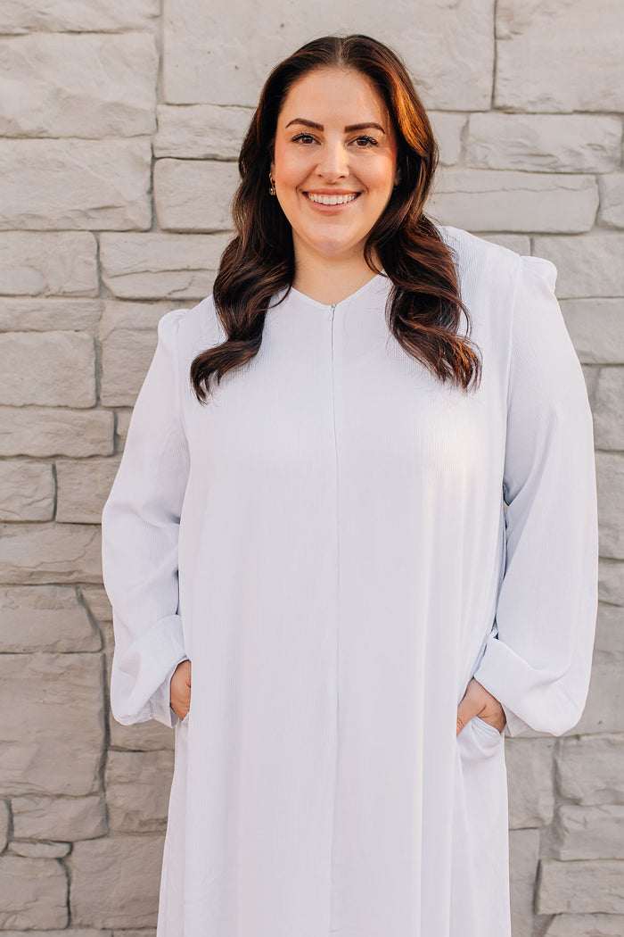 Alice LDS Temple Zipper Dress PLUS SIZE