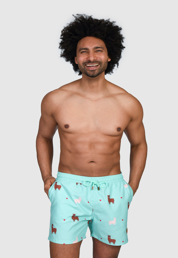 Alpaca Father & Son Swim Trunks