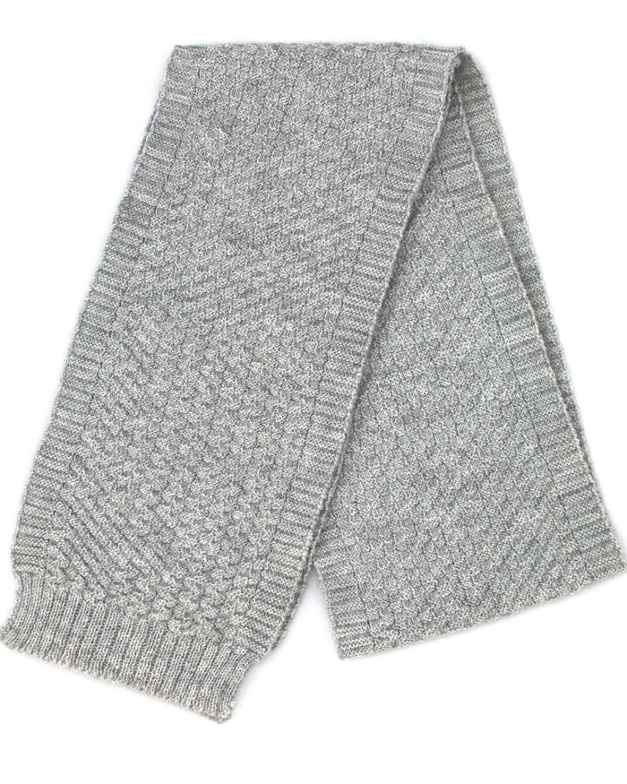 Taonga Alpaca Cashmere Scarf - Basket weave - Kapeka NZ