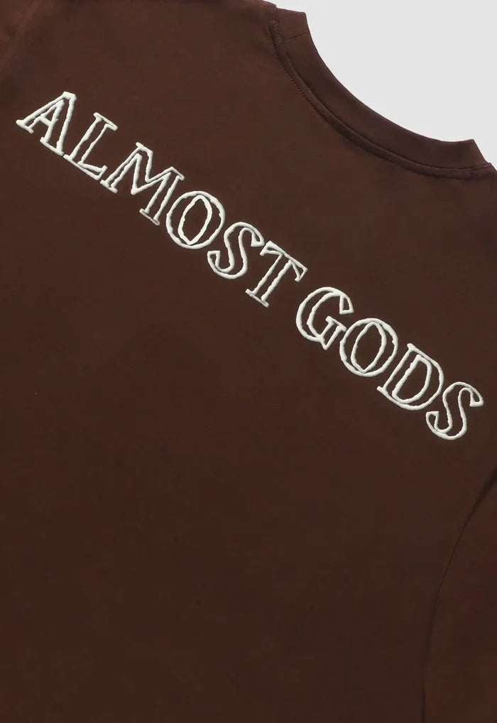 Alpha Cross Chain Link Relaxed Tee