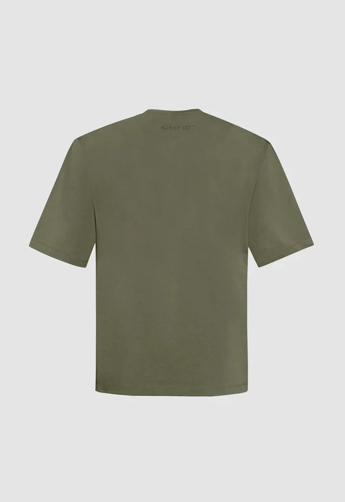 Alpha Cross Embroidered Boxy Tee