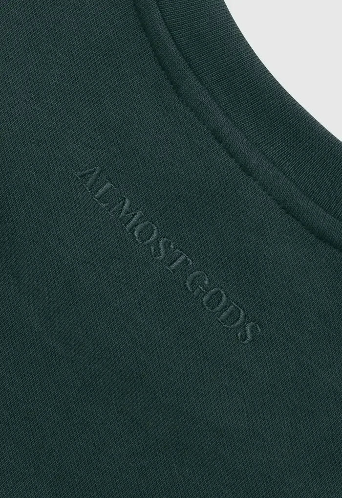 Alpha Cross Embroidered Boxy Tee