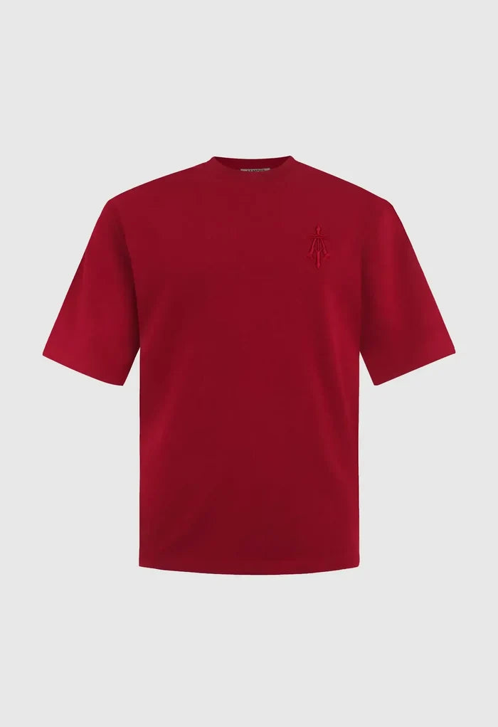 Alpha Cross Embroidered Boxy Tee