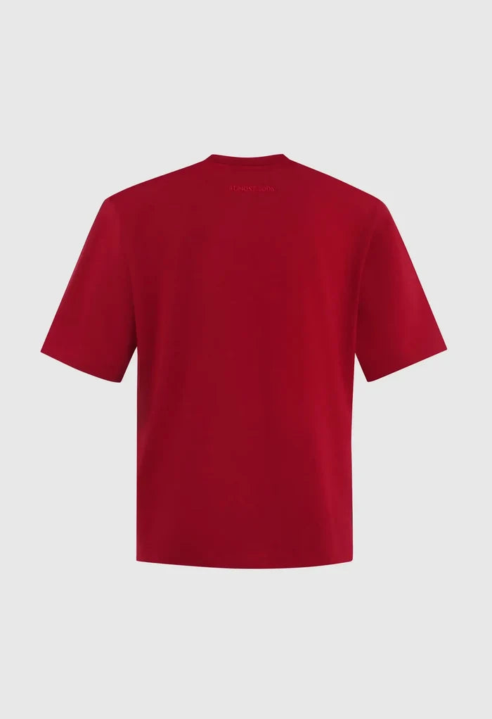 Alpha Cross Embroidered Boxy Tee