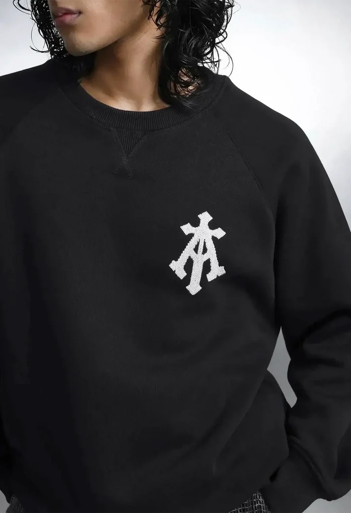 Alpha Cross Hand Embroidered Aari Sweatshirt