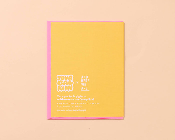 And Here We Are Greeting Card - Already Obsessed