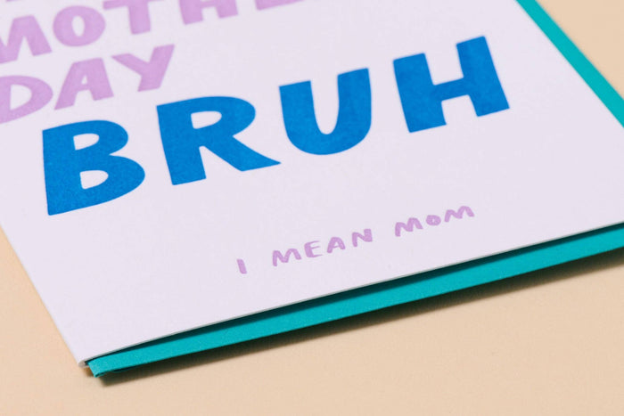 And Here We Are Greeting Card - HMD Bruh