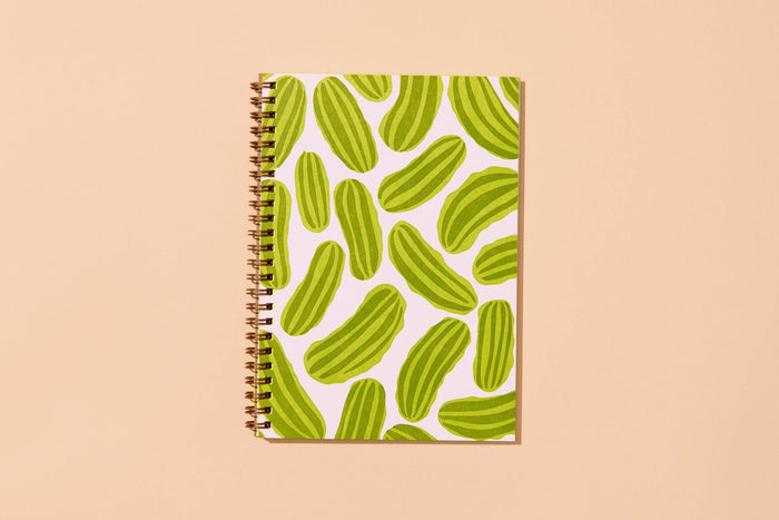 And Here We Are Spiral Notebook - Pickle