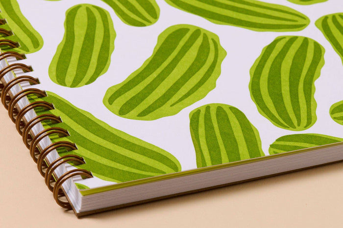 And Here We Are Spiral Notebook - Pickle