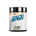 Supplement facts label detailing vitamins, nootropics, extracts, and other ingredients for 100 servings scoop size.
