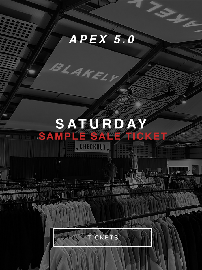 Apex 5.0 Sample Sale - Saturday