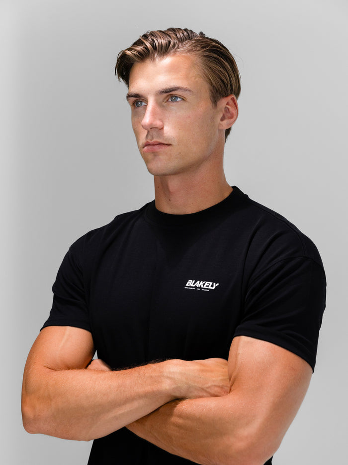 Apex Active Linear T-Shirt - Black