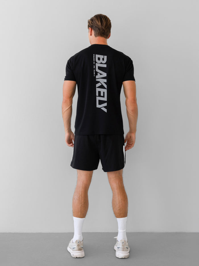 Apex Active Linear T-Shirt - Black