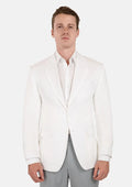 Astor White Linen Jacket - SARTORO
