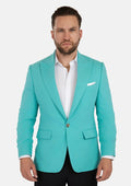 Liberty Atlantis Green Linen Blend Jacket - SARTORO