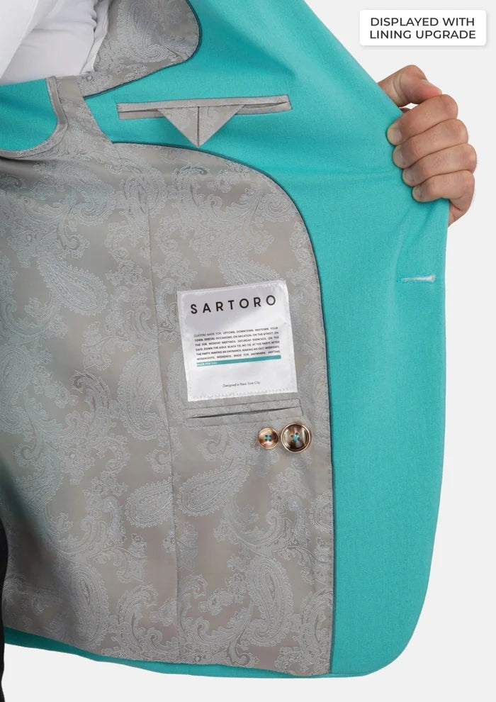 Liberty Atlantis Green Linen Blend Suit - SARTORO