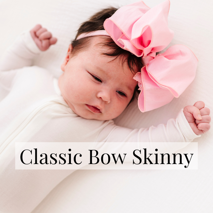Baby Bling Bows - Faux Silk Big Classic Bow