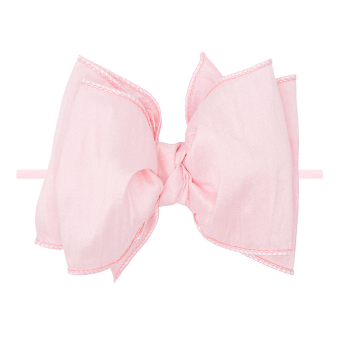 Baby Bling Bows - Faux Silk Big Classic Bow