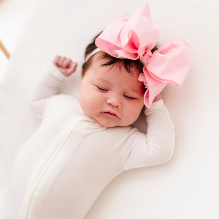 Baby Bling Bows - Faux Silk Big Classic Bow