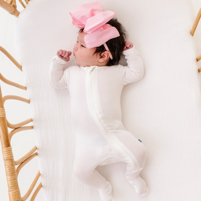 Baby Bling Bows - Faux Silk Big Classic Bow